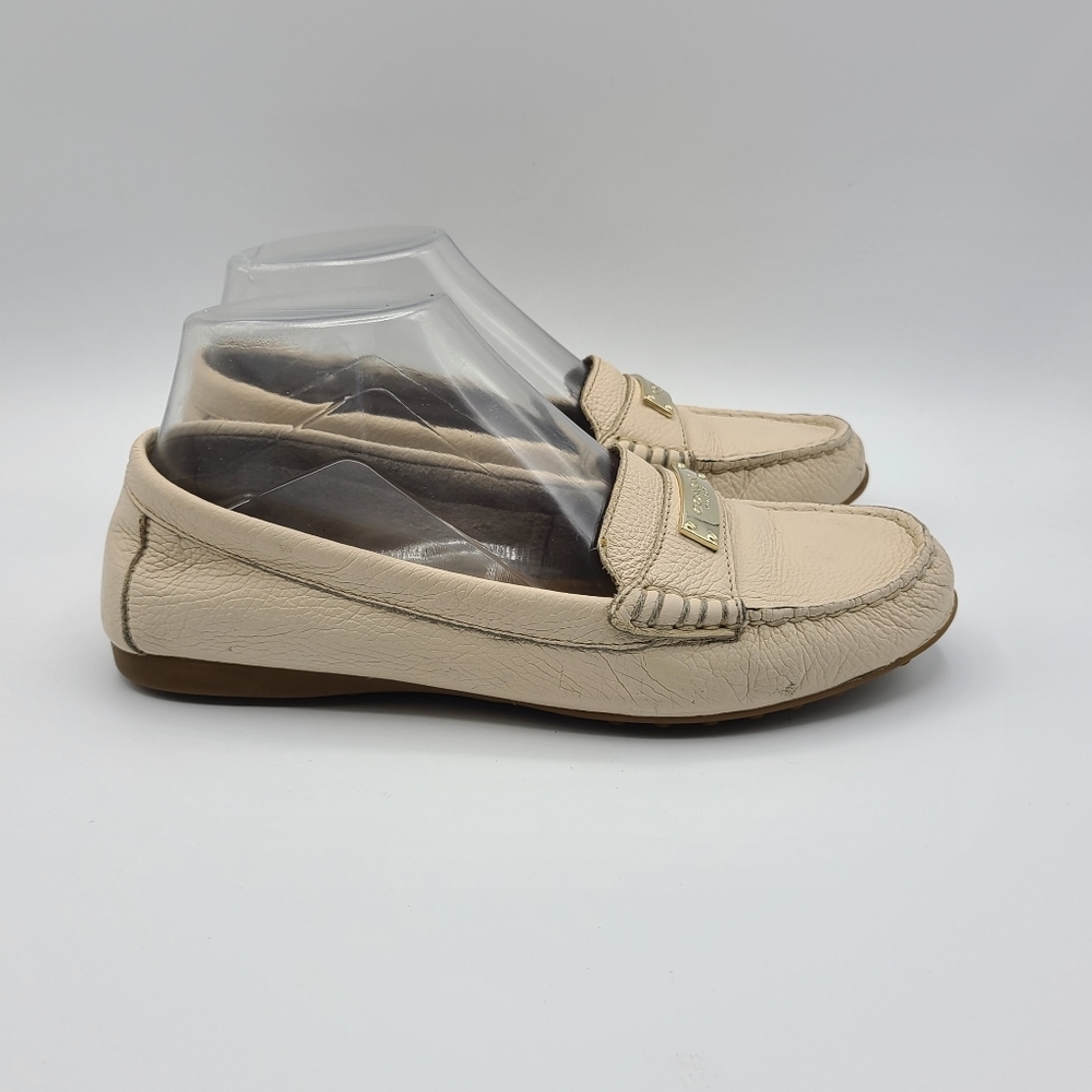 Coach Fredrica Loafers Flats Size 6.5 Leather Driving Moccasin - Picture 4 of 14